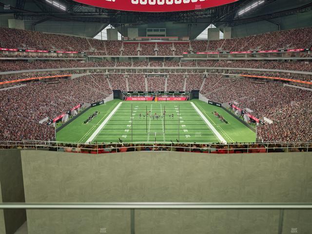 Mercedes-Benz Stadium - Section Ga Sro Seat View