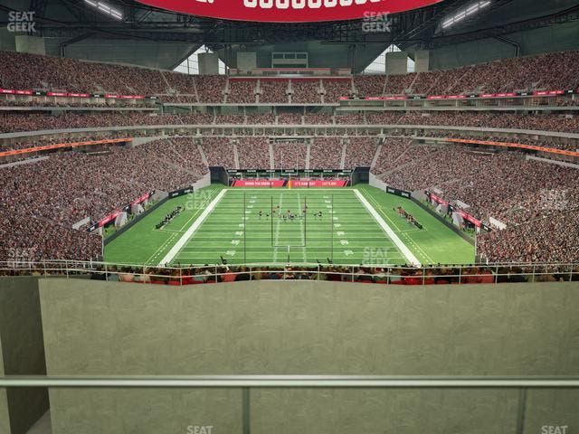 Mercedes-Benz Stadium - Section Ga Sro Seat View