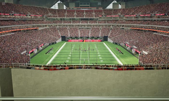 Mercedes-Benz Stadium - Section Ga Sro Seat View