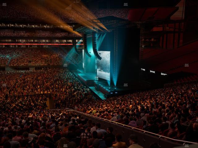Mercedes-Benz Stadium - Section Gullwing Club 10 Seat View