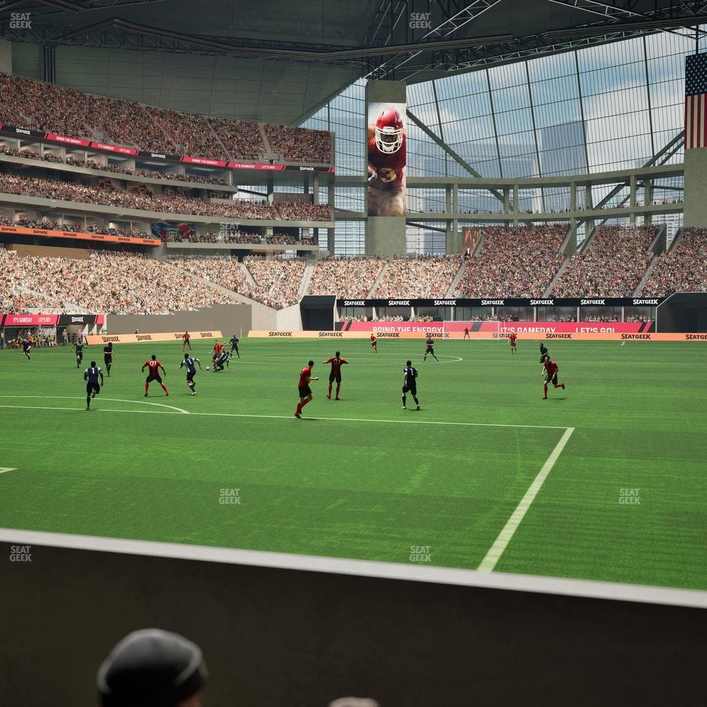 Mercedes-Benz Stadium - Section Gullwing Club 10 Seat View