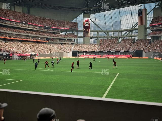 Mercedes-Benz Stadium - Section Gullwing Club 10 Seat View