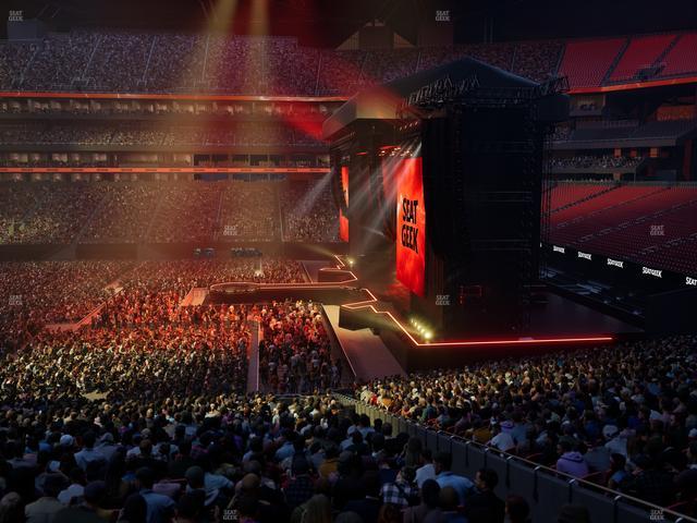 Mercedes-Benz Stadium - Section Gullwing Club 10 Seat View