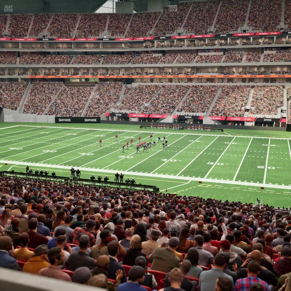 Mercedes-Benz Stadium - Section Gullwing Club 10 Seat View