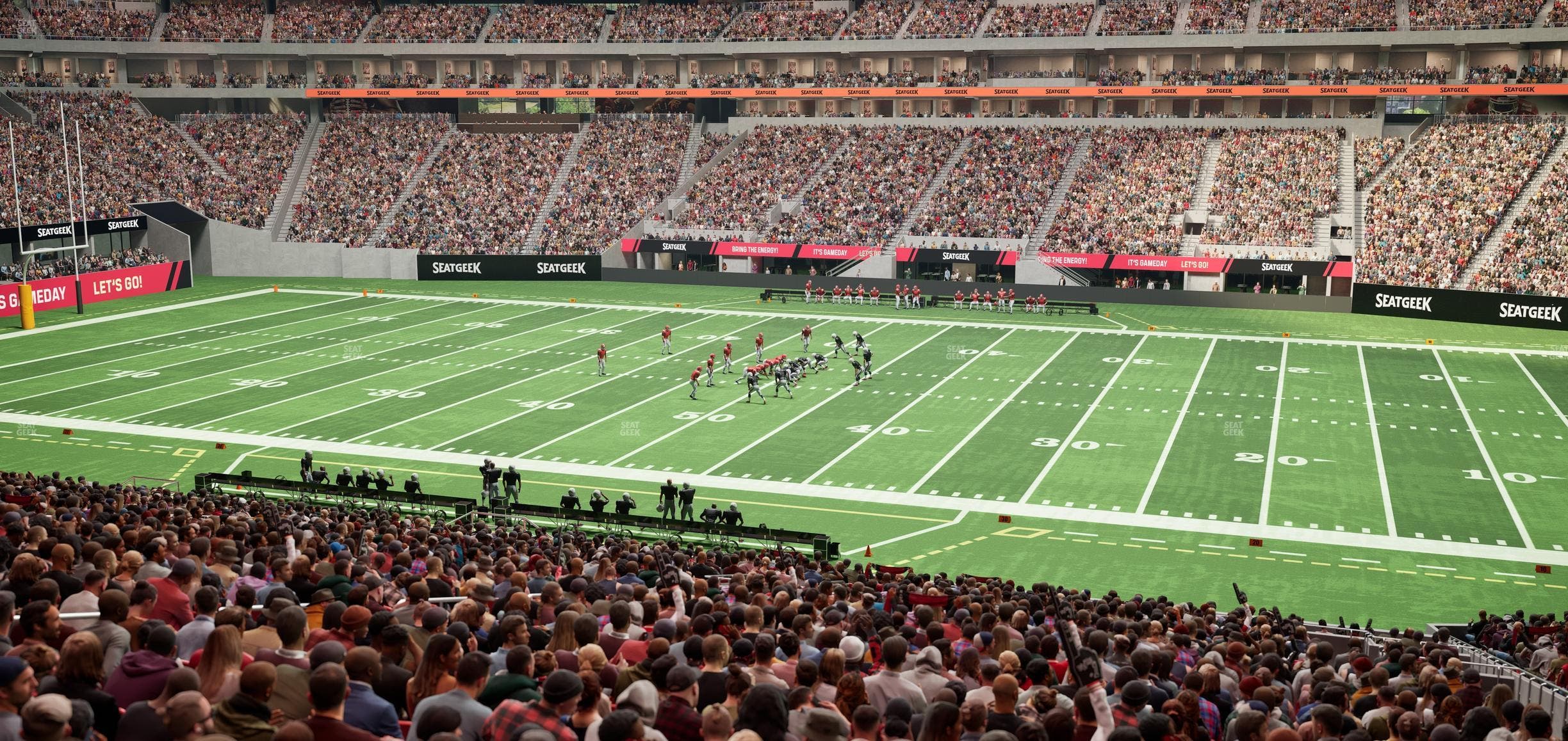 Mercedes-Benz Stadium - Section Gullwing Club 10 Seat View