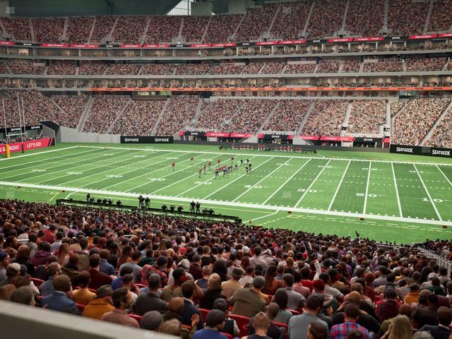 Mercedes-Benz Stadium - Section Gullwing Club 10 Seat View