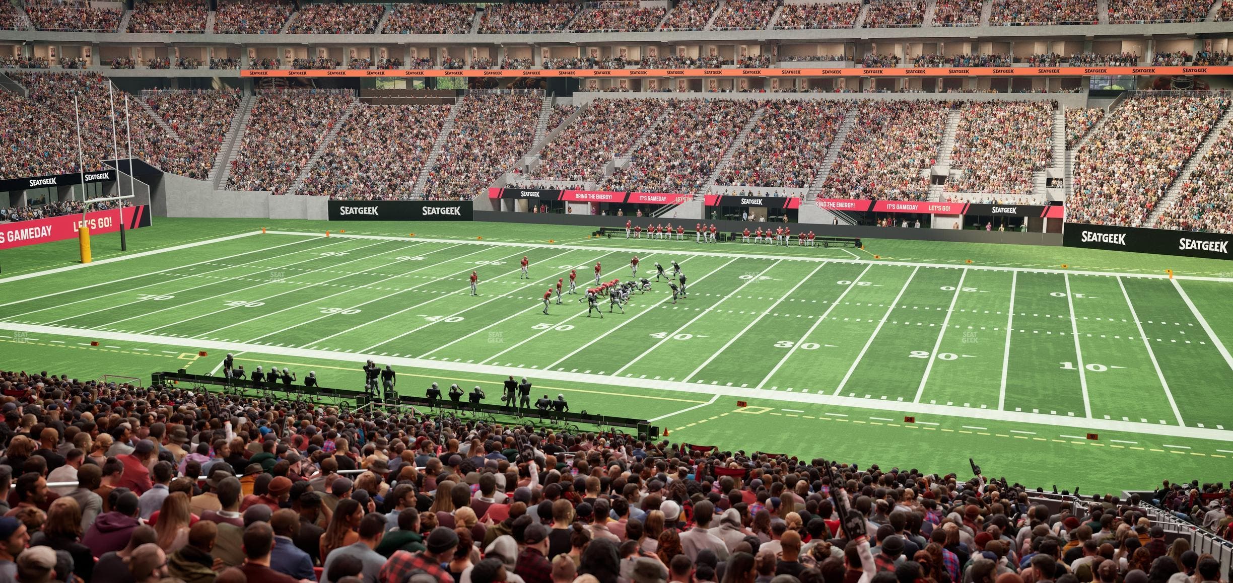 Mercedes-Benz Stadium - Section Gullwing Club 10 Seat View