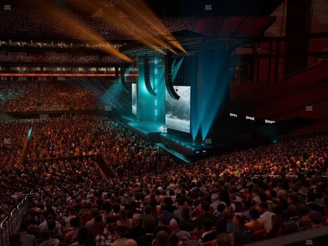 Mercedes-Benz Stadium - Section Gullwing Club 11 Seat View