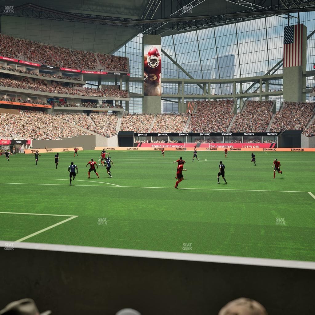 Mercedes-Benz Stadium - Section Gullwing Club 11 Seat View