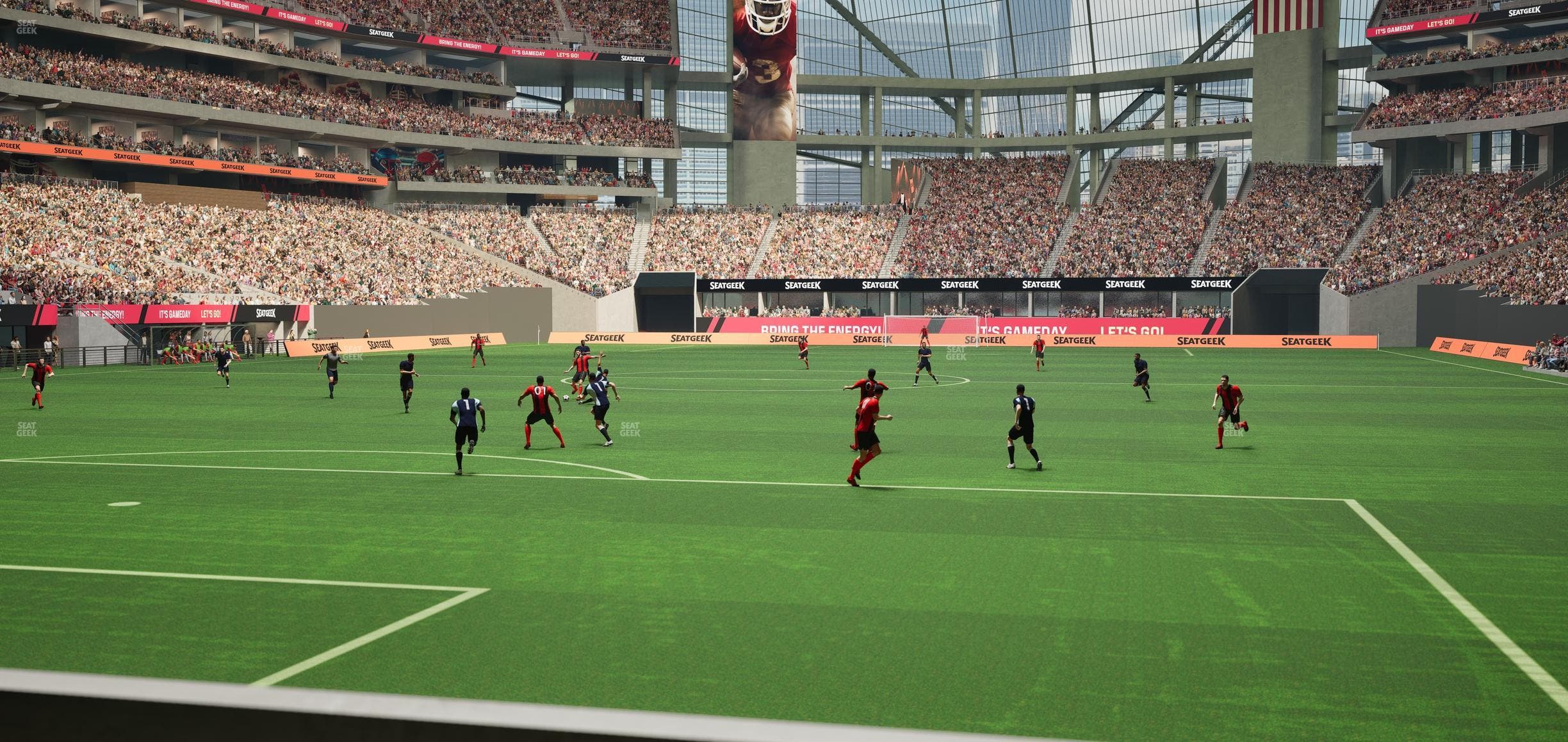 Mercedes-Benz Stadium - Section Gullwing Club 11 Seat View