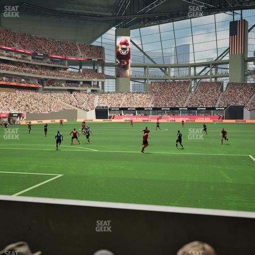 Mercedes-Benz Stadium - Section Gullwing Club 11 Seat View