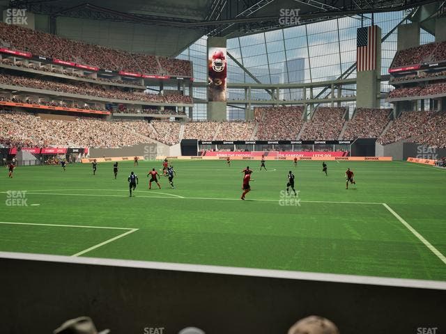 Mercedes-Benz Stadium - Section Gullwing Club 11 Seat View