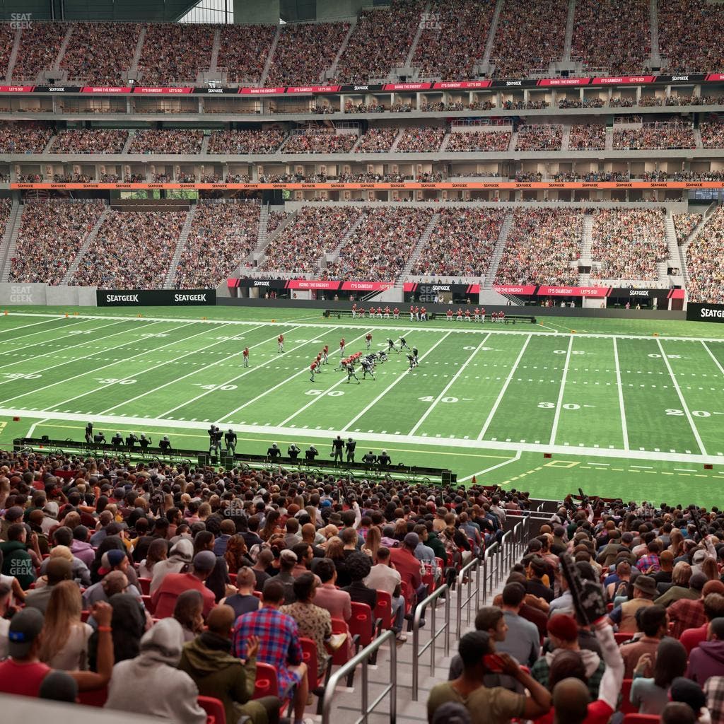 Mercedes-Benz Stadium - Section Gullwing Club 11 Seat View