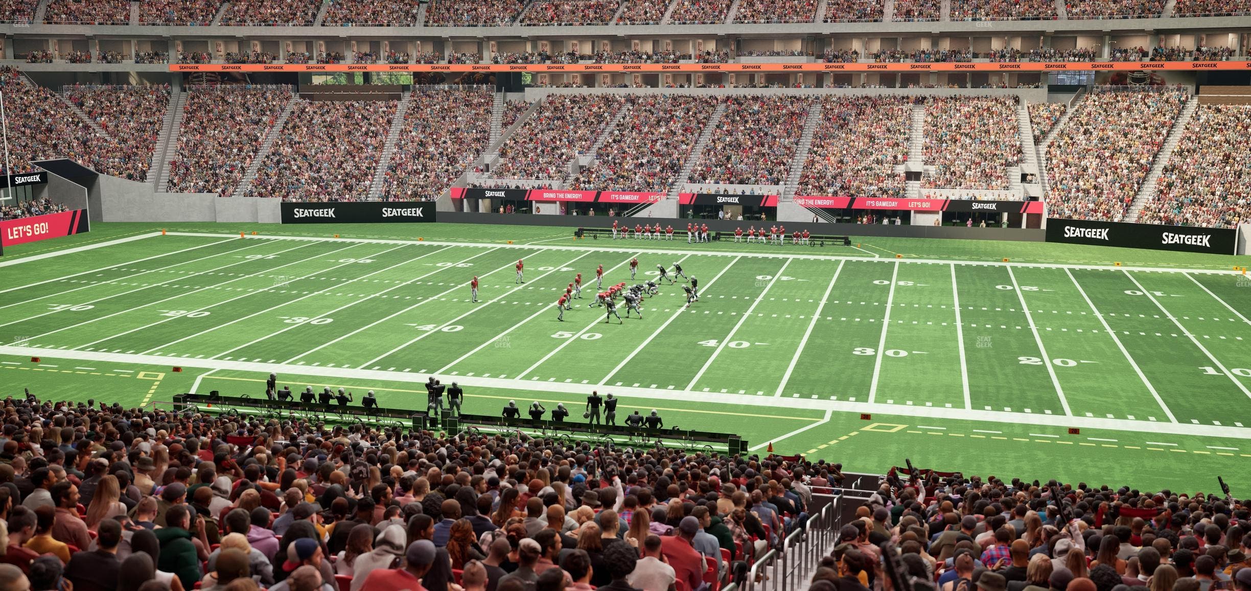 Mercedes-Benz Stadium - Section Gullwing Club 11 Seat View