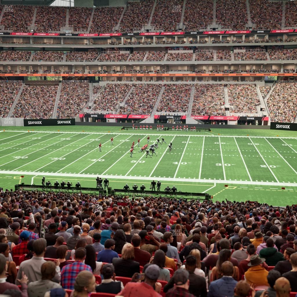 Mercedes-Benz Stadium - Section Gullwing Club 12 Seat View