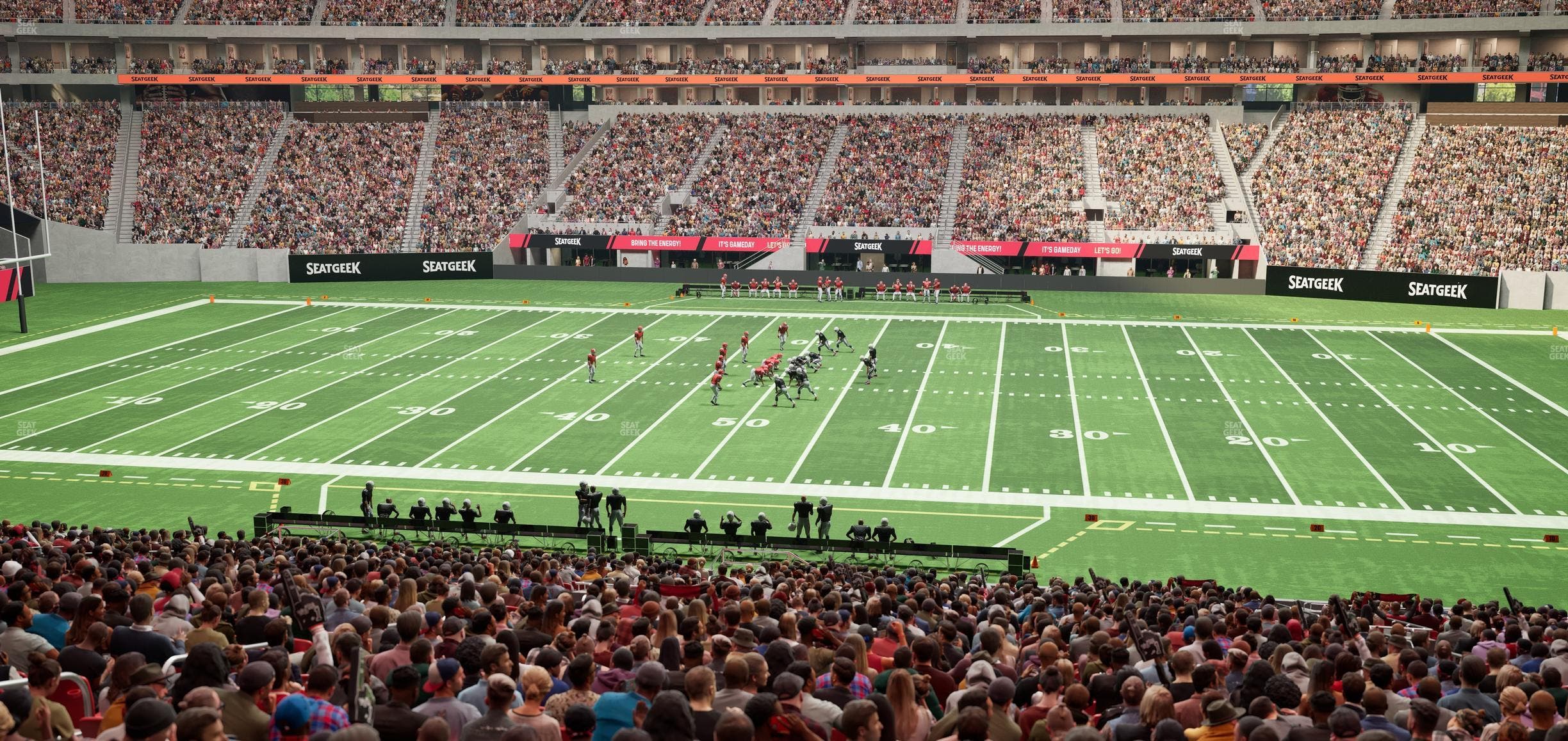 Mercedes-Benz Stadium - Section Gullwing Club 12 Seat View