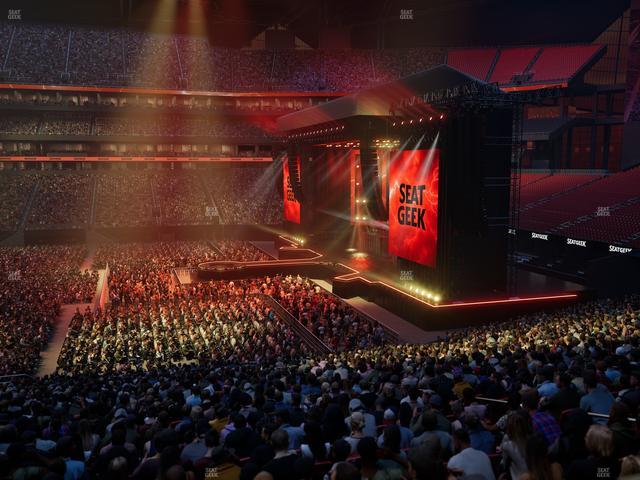 Mercedes-Benz Stadium - Section Gullwing Club 12 Seat View