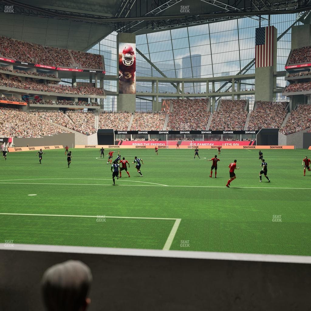 Mercedes-Benz Stadium - Section Gullwing Club 12 Seat View