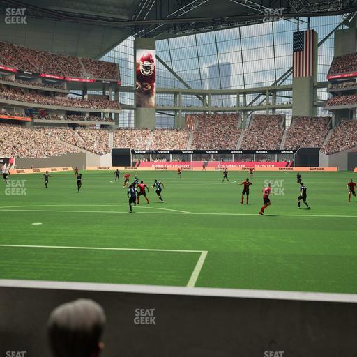 Mercedes-Benz Stadium - Section Gullwing Club 12 Seat View