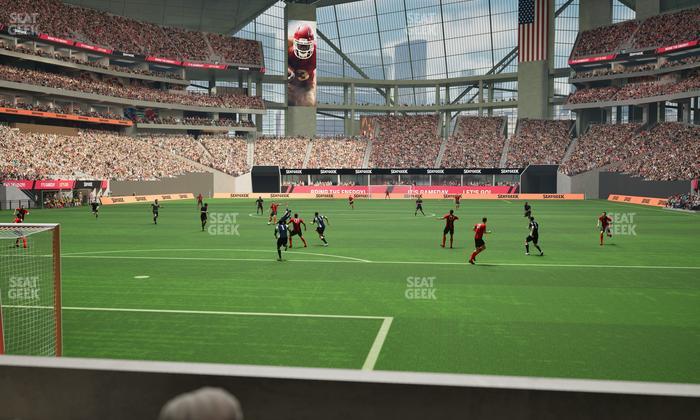 Mercedes-Benz Stadium - Section Gullwing Club 12 Seat View