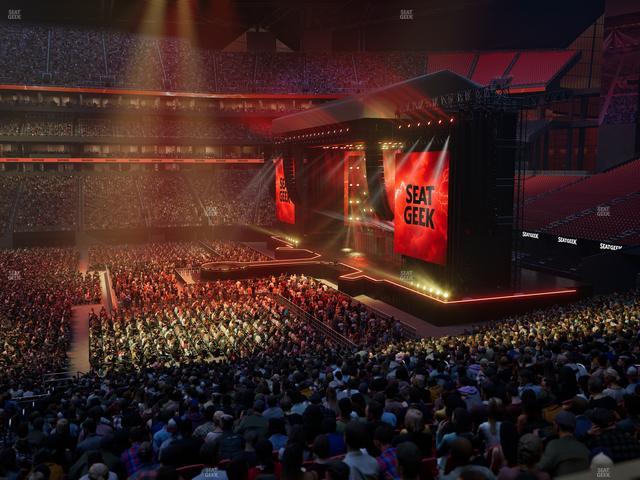 Mercedes-Benz Stadium - Section Gullwing Club 13 Seat View