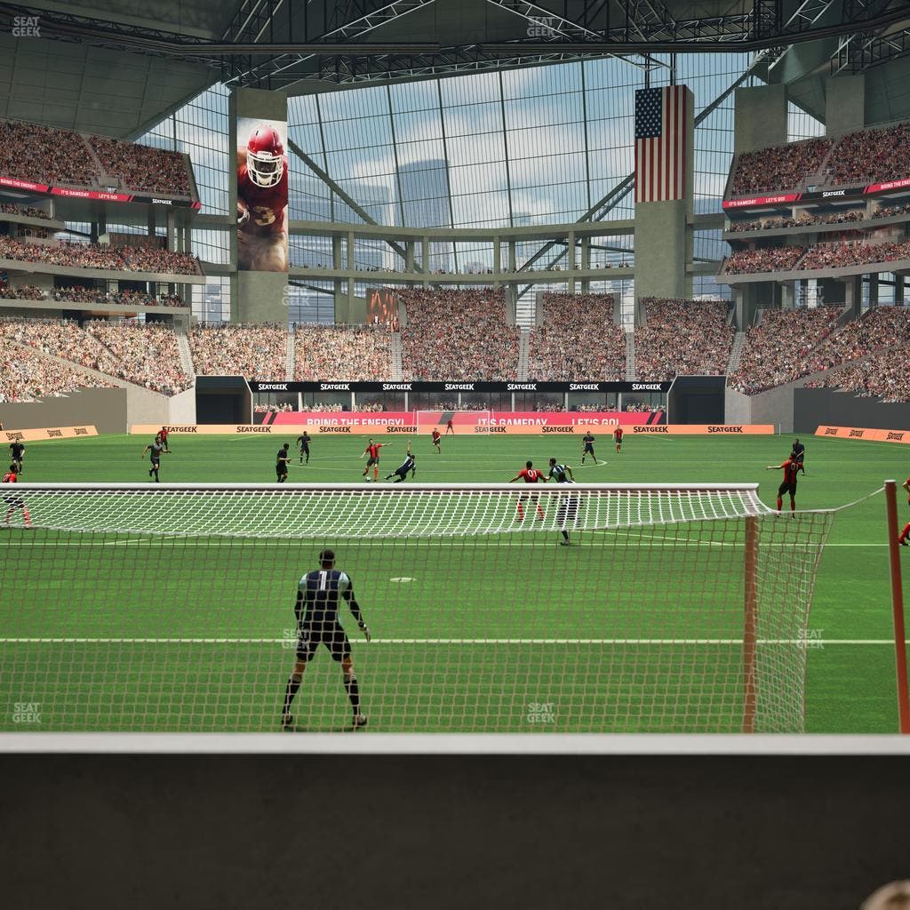 Mercedes-Benz Stadium - Section Gullwing Club 13 Seat View