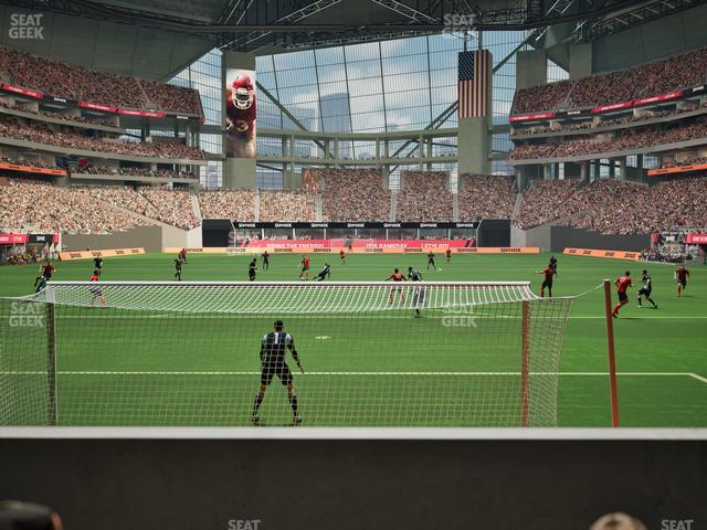 Mercedes-Benz Stadium - Section Gullwing Club 13 Seat View