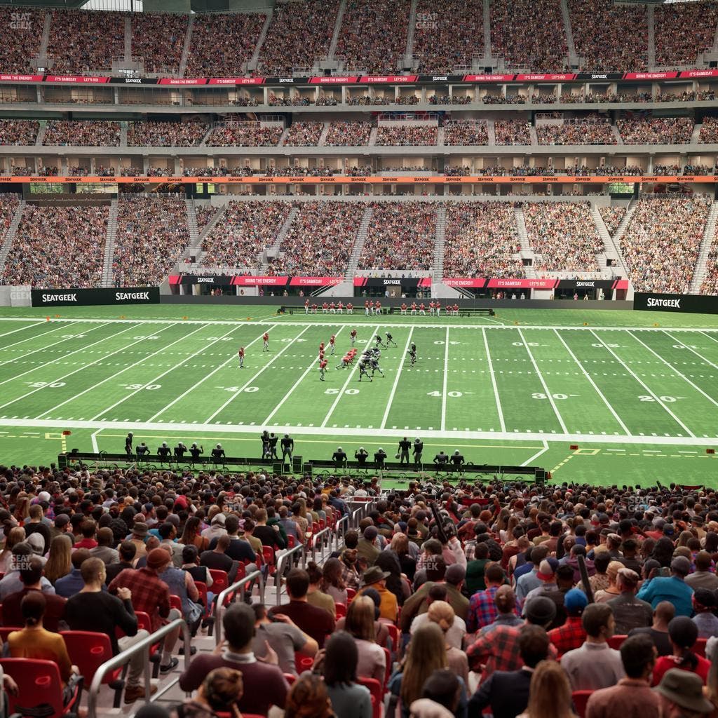 Mercedes-Benz Stadium - Section Gullwing Club 13 Seat View