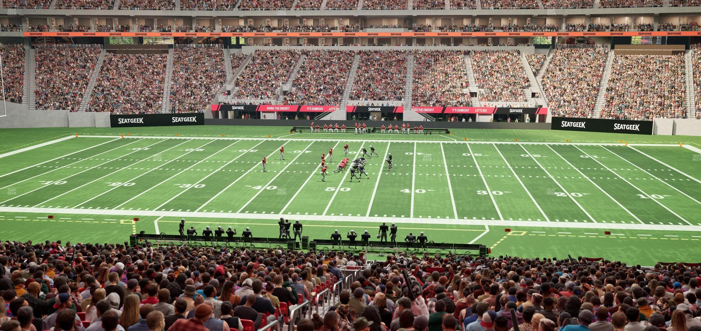 Mercedes-Benz Stadium - Section Gullwing Club 13 Seat View