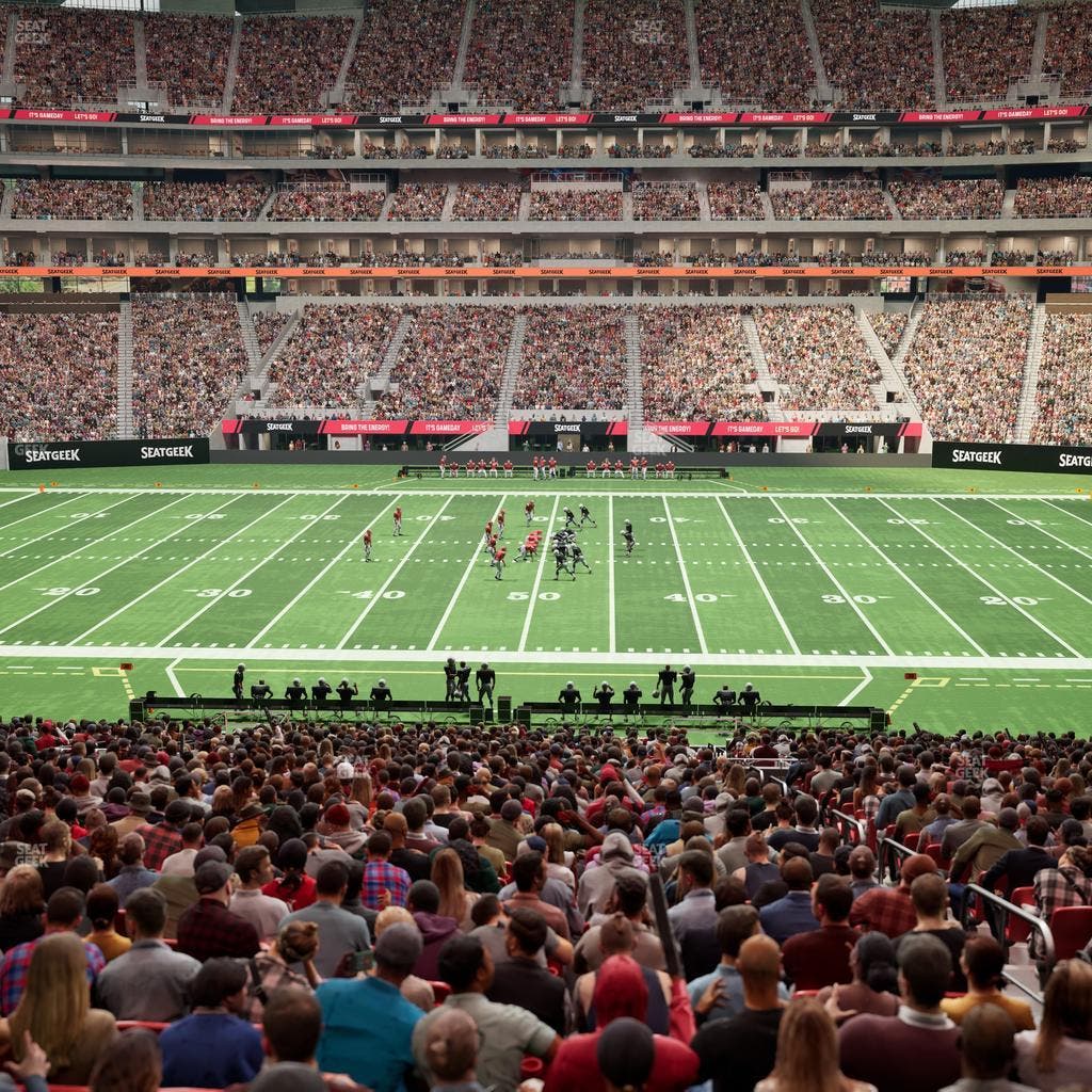 Mercedes-Benz Stadium - Section Gullwing Club 14 Seat View