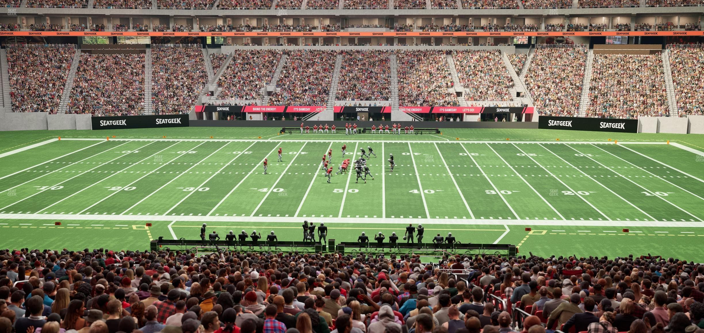 Mercedes-Benz Stadium - Section Gullwing Club 14 Seat View