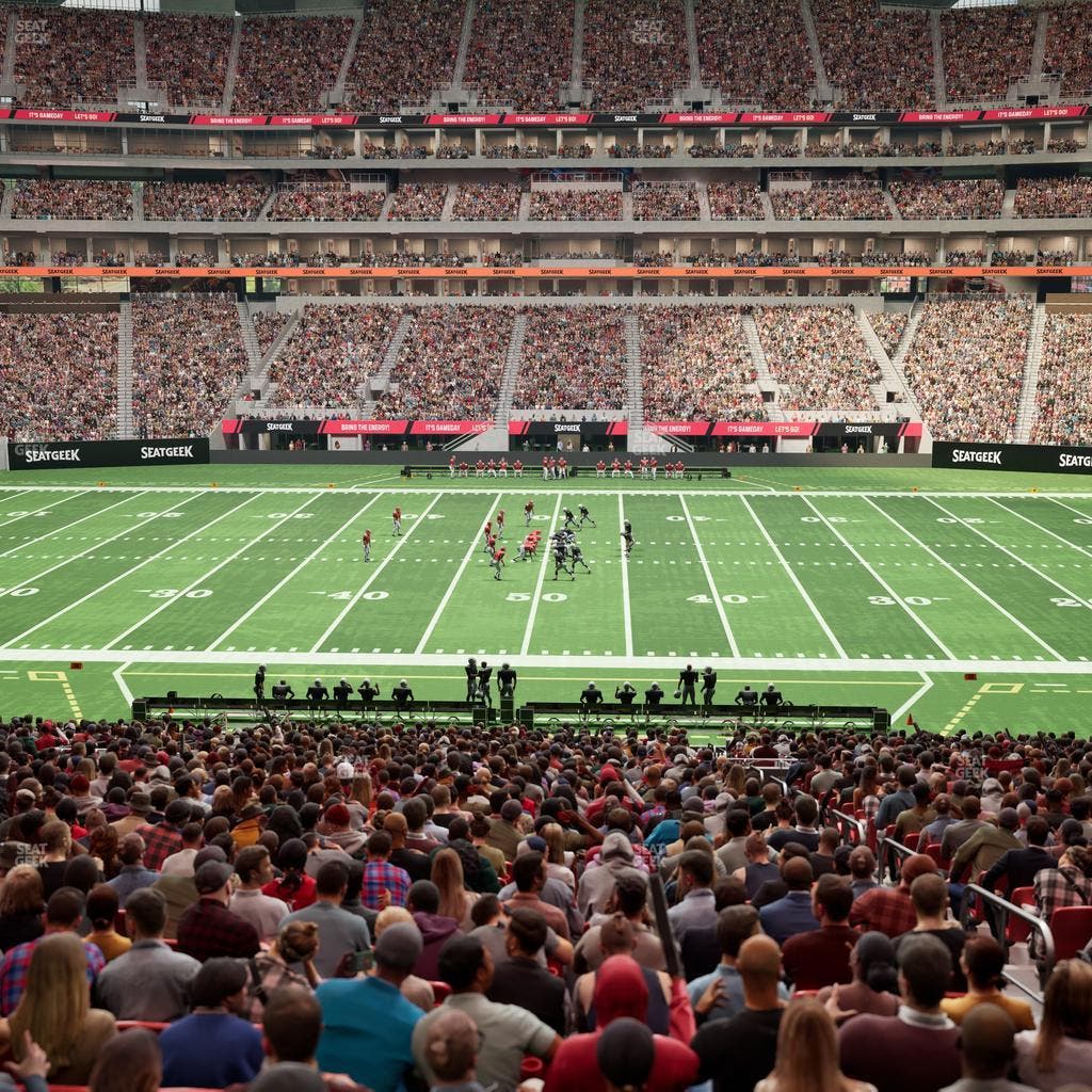 Mercedes-Benz Stadium - Section Gullwing Club 14 Seat View