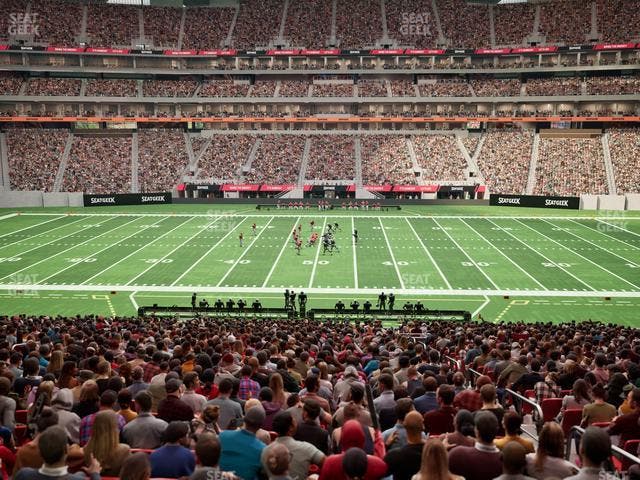 Mercedes-Benz Stadium - Section Gullwing Club 14 Seat View