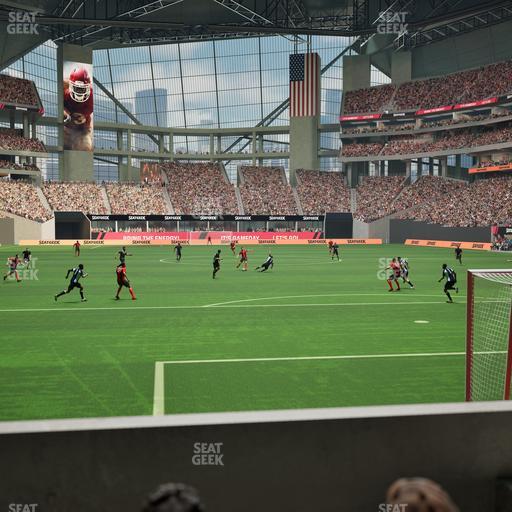 Mercedes-Benz Stadium - Section Gullwing Club 14 Seat View