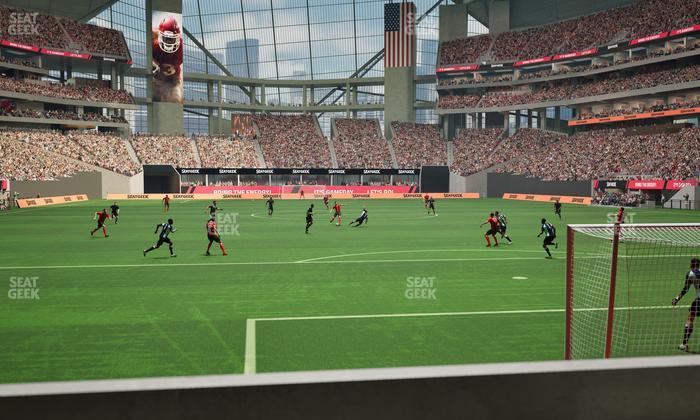 Mercedes-Benz Stadium - Section Gullwing Club 14 Seat View