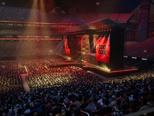 Mercedes-Benz Stadium - Section Gullwing Club 14 Seat View