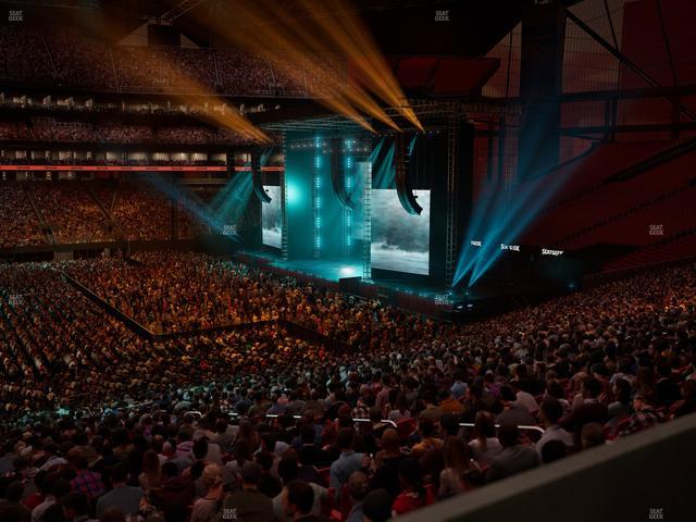Mercedes-Benz Stadium - Section Gullwing Club 15 Seat View