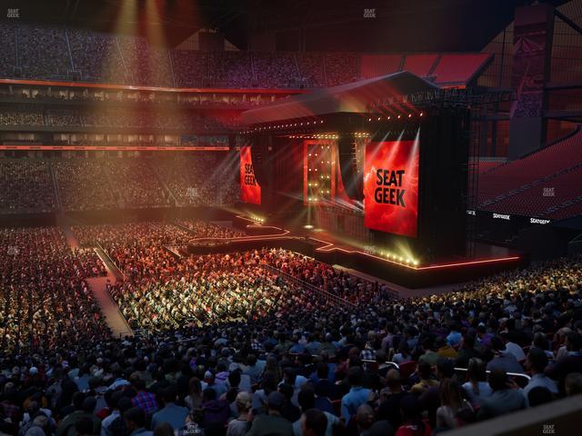 Mercedes-Benz Stadium - Section Gullwing Club 15 Seat View