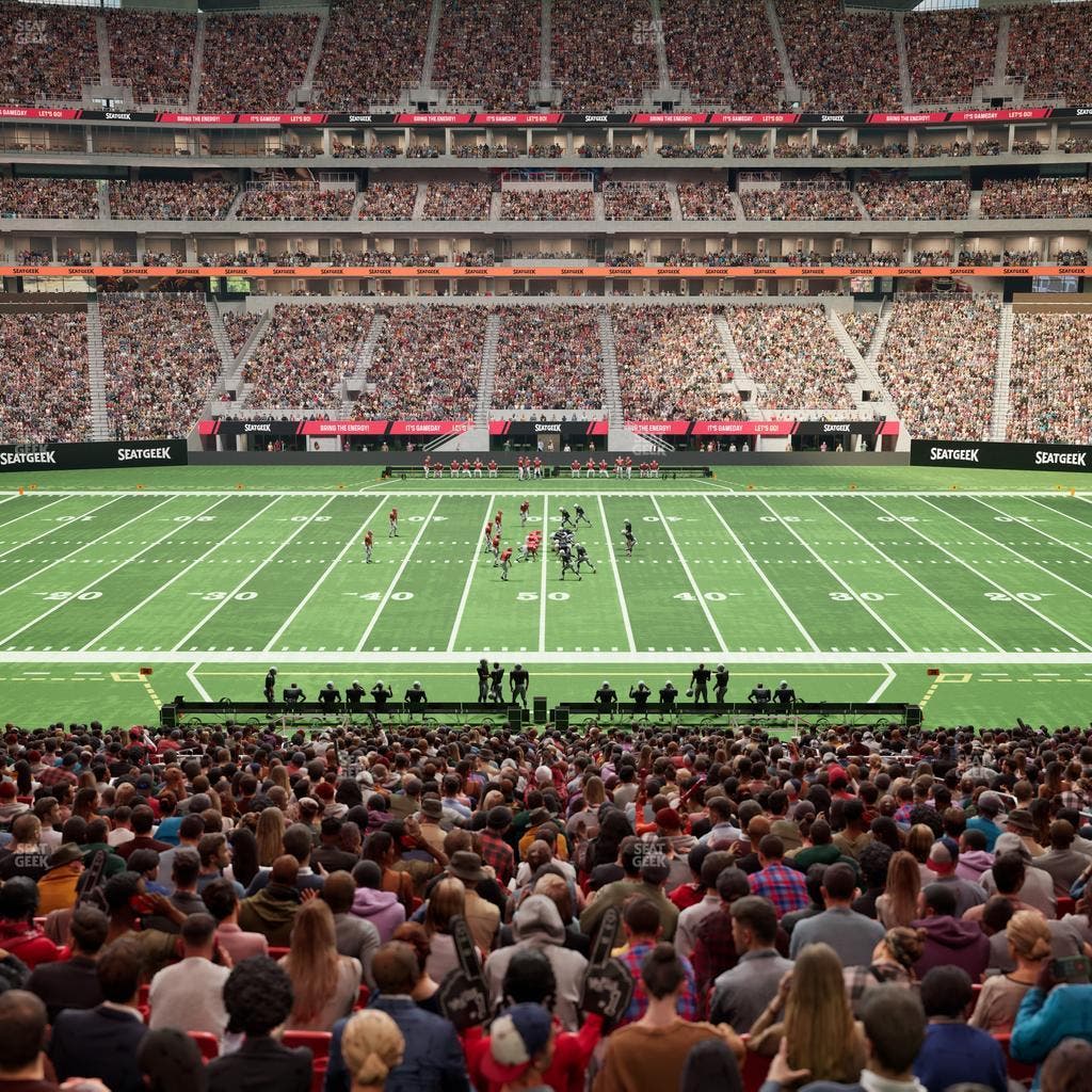 Mercedes-Benz Stadium - Section Gullwing Club 15 Seat View