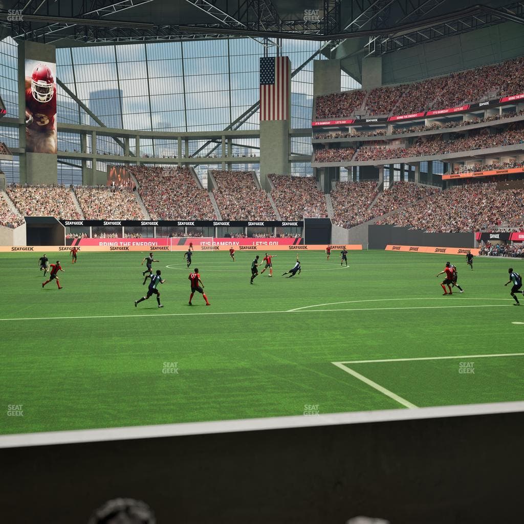 Mercedes-Benz Stadium - Section Gullwing Club 15 Seat View