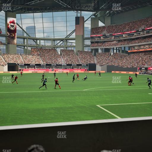 Mercedes-Benz Stadium - Section Gullwing Club 15 Seat View