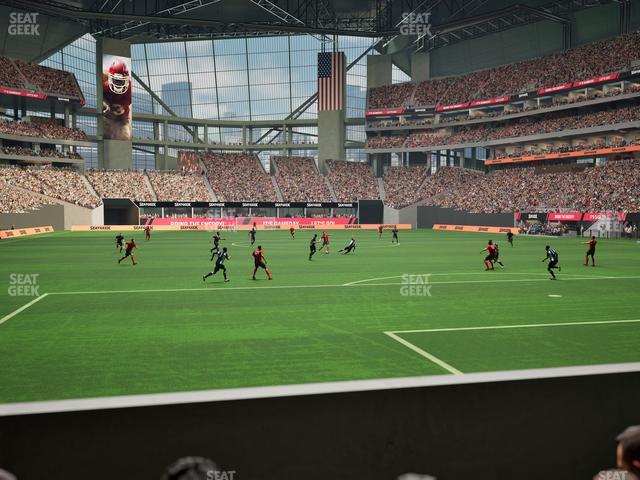 Mercedes-Benz Stadium - Section Gullwing Club 15 Seat View