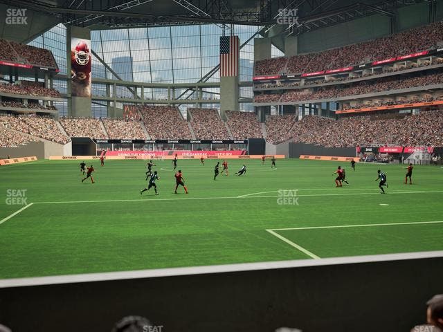 Mercedes-Benz Stadium - Section Gullwing Club 15 Seat View