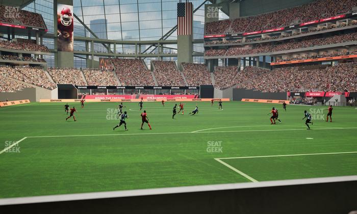 Mercedes-Benz Stadium - Section Gullwing Club 15 Seat View