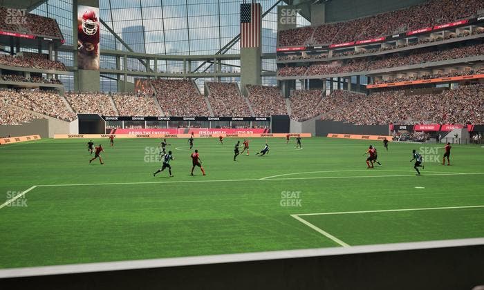 Mercedes-Benz Stadium - Section Gullwing Club 15 Seat View