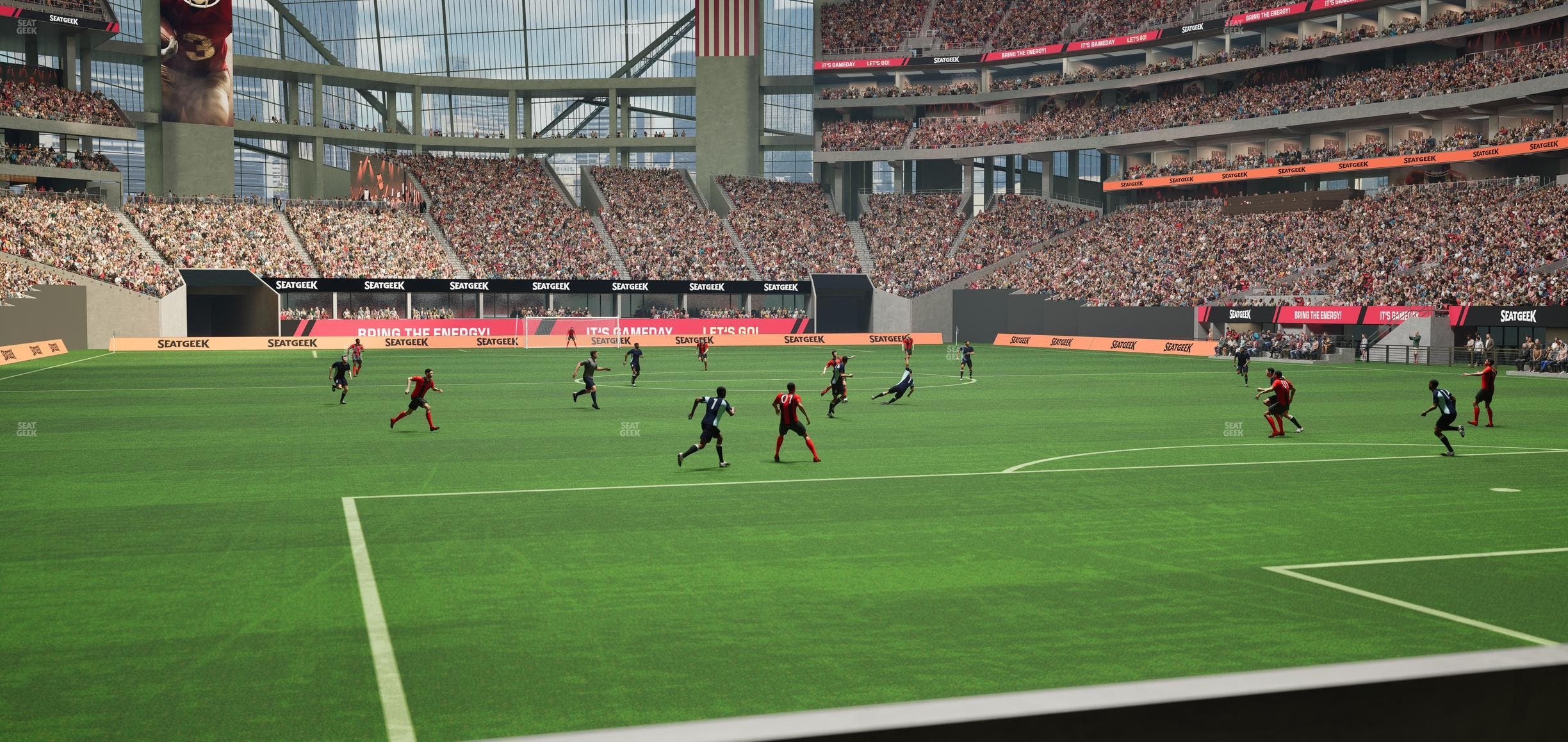 Mercedes-Benz Stadium - Section Gullwing Club 16 Seat View