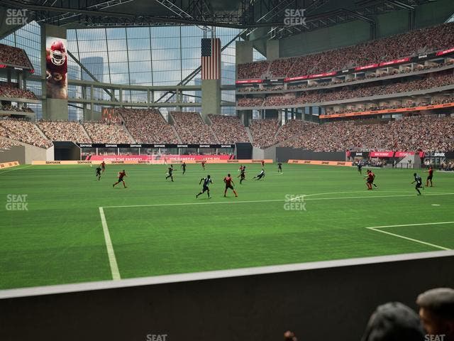 Mercedes-Benz Stadium - Section Gullwing Club 16 Seat View