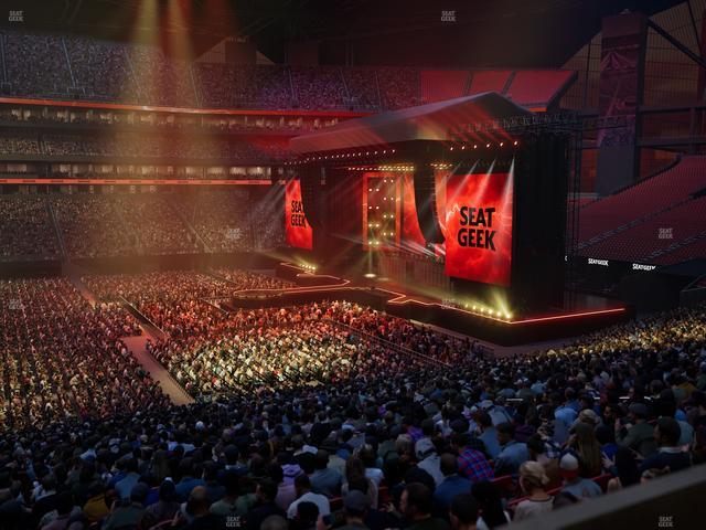 Mercedes-Benz Stadium - Section Gullwing Club 16 Seat View