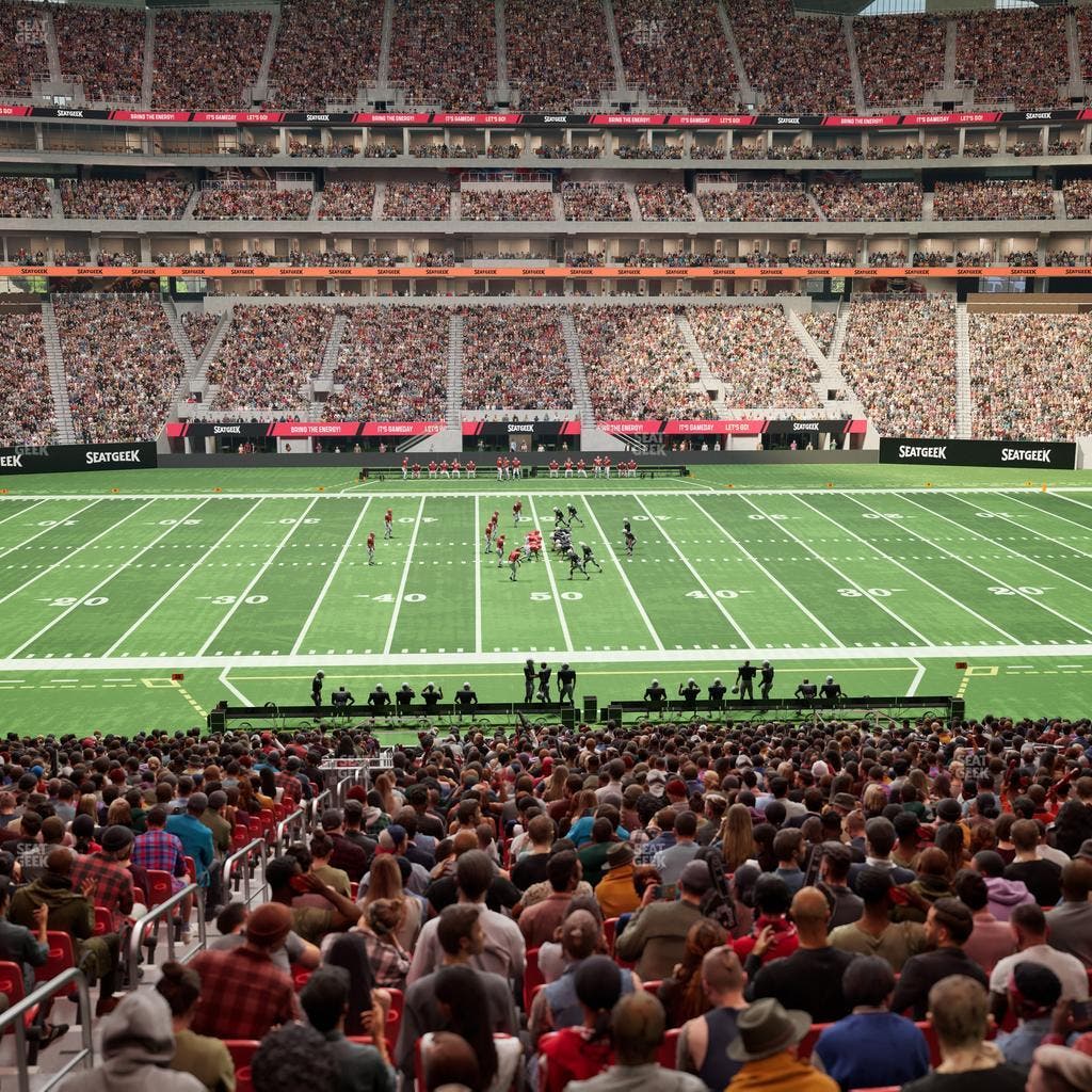 Mercedes-Benz Stadium - Section Gullwing Club 16 Seat View