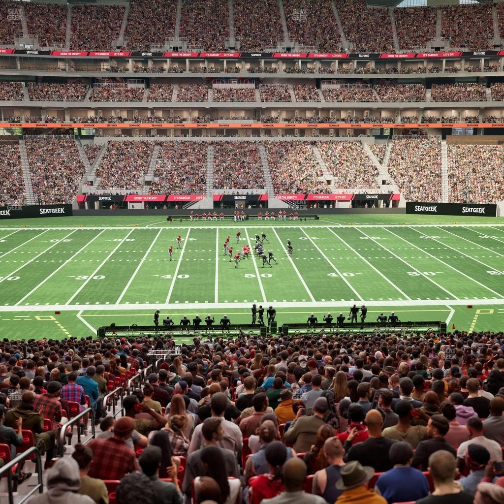 Mercedes-Benz Stadium - Section Gullwing Club 16 Seat View